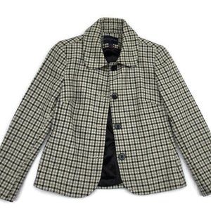 Banana Republic Wool Blend Plaid Jacket Size 0